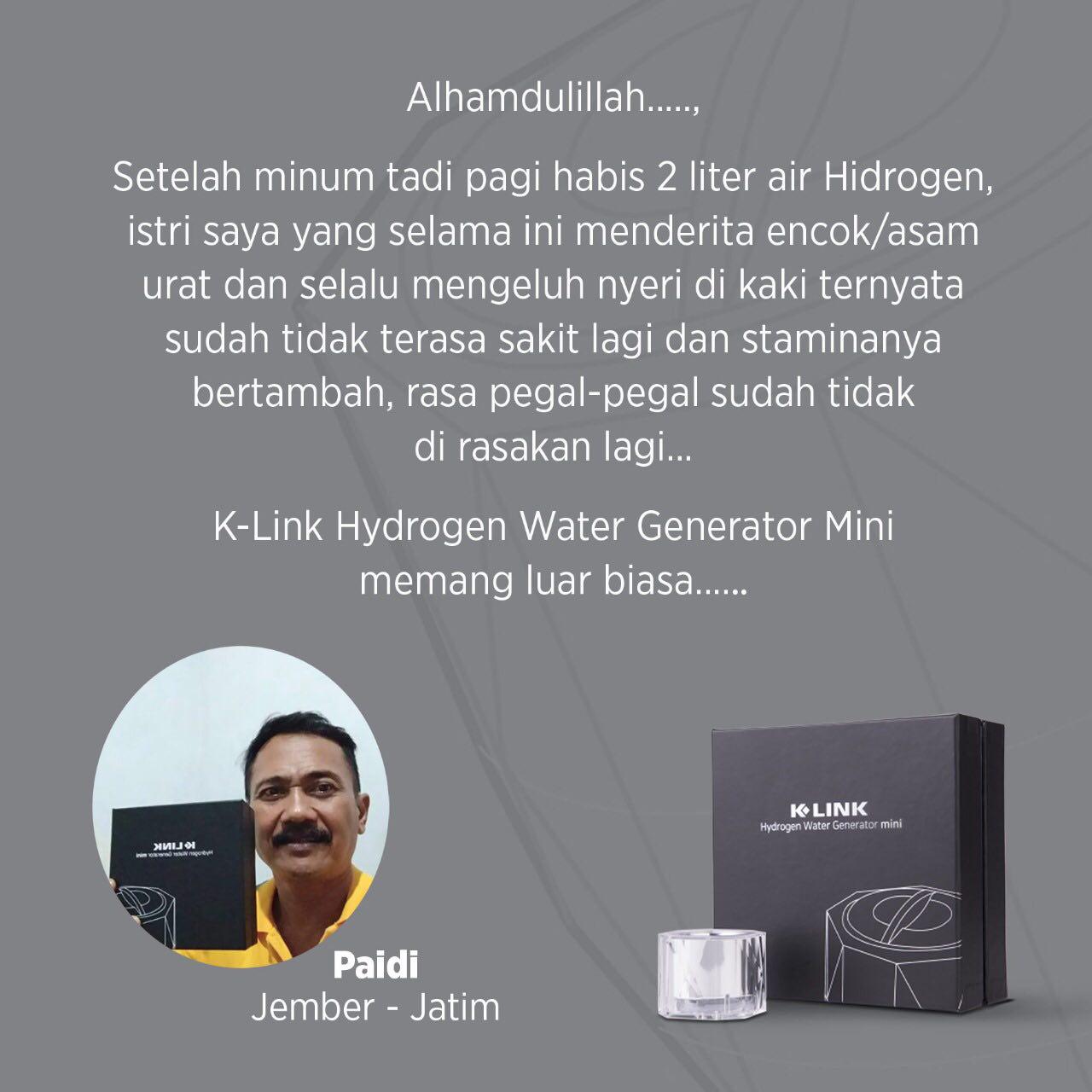 Testimony Hydrogen Water Generator mini